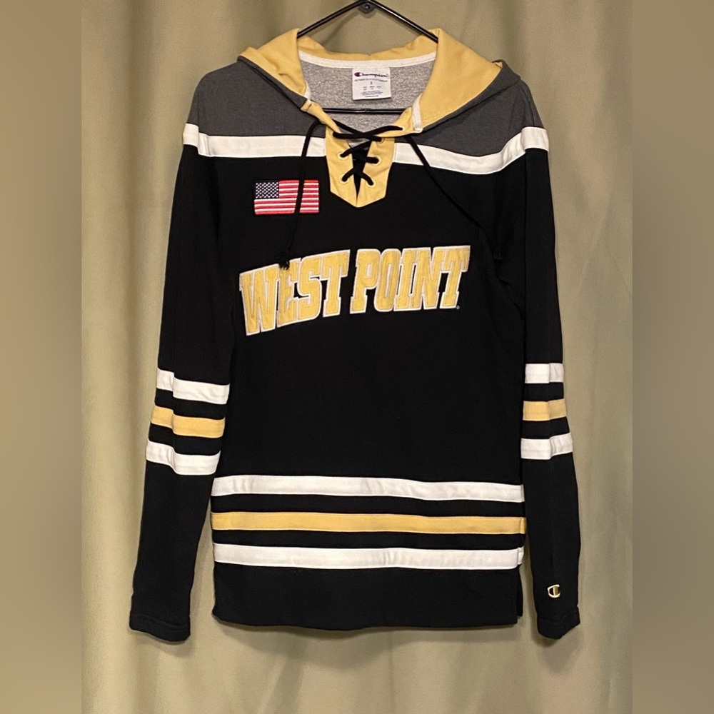 Champion Army West Point Hockey Style Pullover Hoodie Jersey Mens Size S